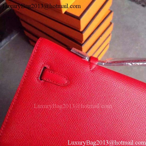 Hermes Kelly 31cm Clutch Original Leather KL31 Red