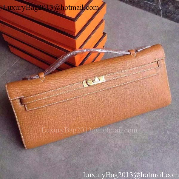 Hermes Kelly 31cm Clutch Original Leather KL31 Wheat