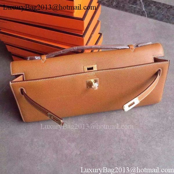 Hermes Kelly 31cm Clutch Original Leather KL31 Wheat