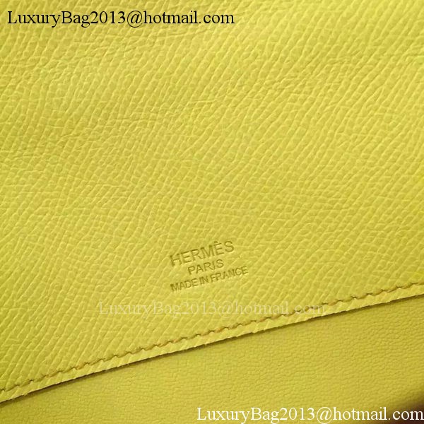 Hermes Kelly 31cm Clutch Original Leather KL31 Yellow