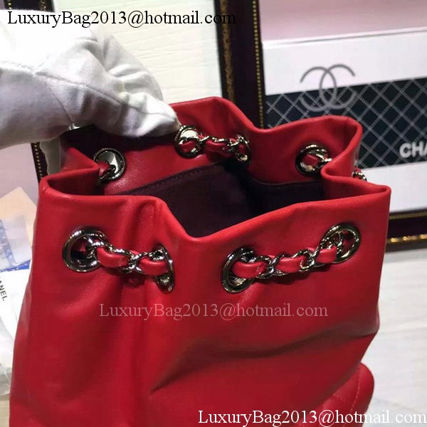 Chanel Backpack Original Sheepskin Leather A94417 Red