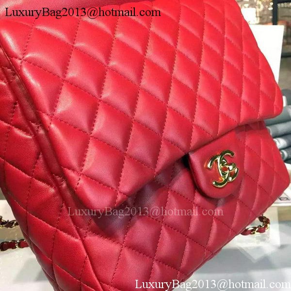 Chanel Backpack Original Sheepskin Leather A94430 Red