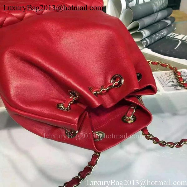 Chanel Backpack Original Sheepskin Leather A94430 Red