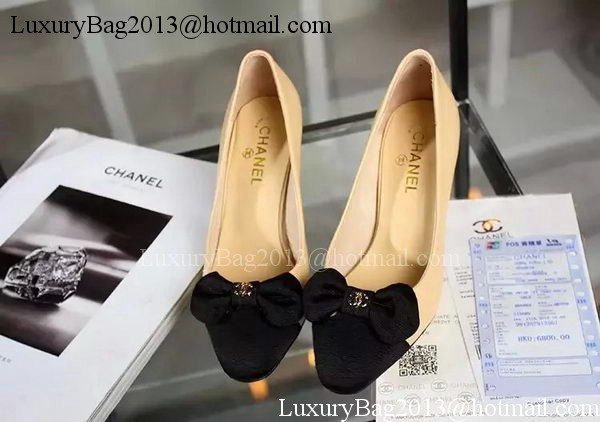 Chanel 60mm Pump Leather CH1692 Apricot