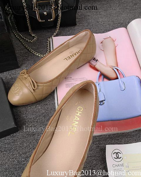 Chanel Ballerina Flat CH1705 Apricot