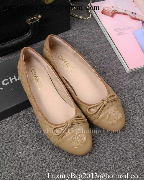 Chanel Ballerina Flat CH1705 Apricot