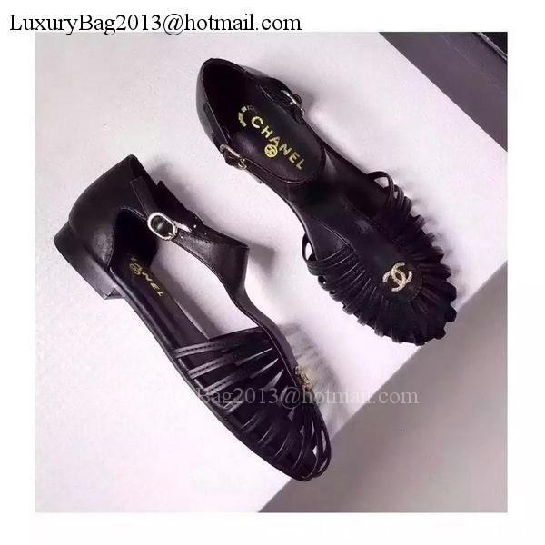 Chanel Sandals CH1716 Black