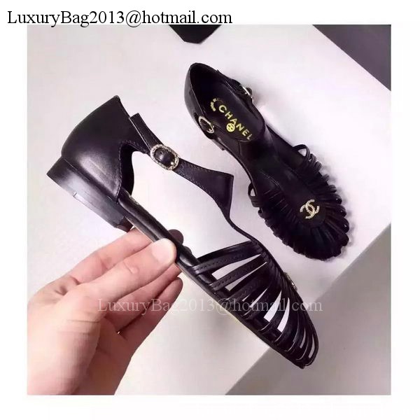 Chanel Sandals CH1716 Black