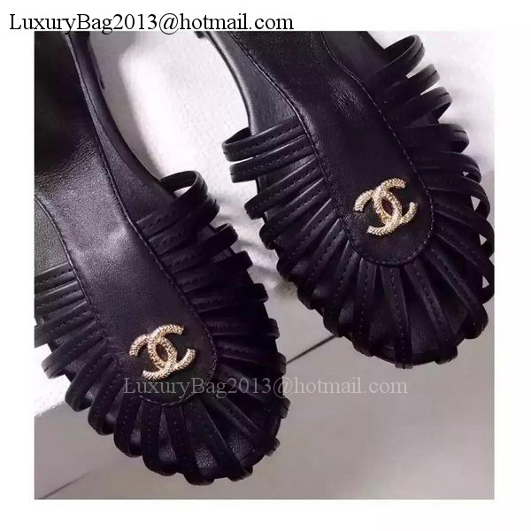 Chanel Sandals CH1716 Black