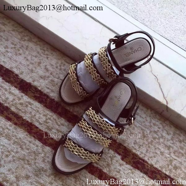 Chanel Sandals CH1719 Black