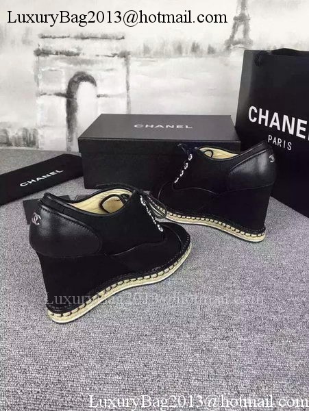 Chanel Wedges CH1694 Black