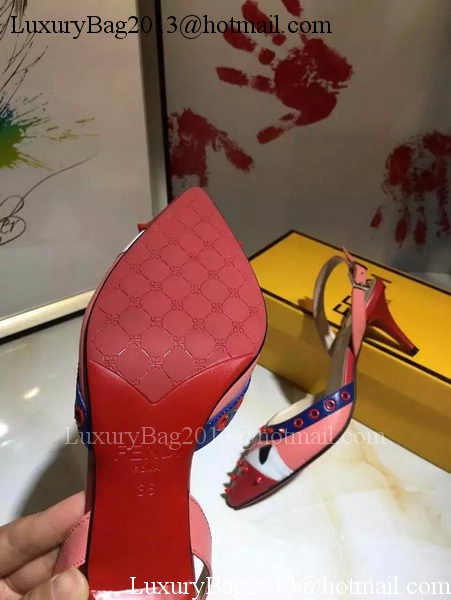 Fendi 50mm Sandal Leather FD118 Red