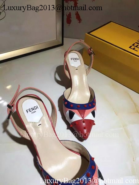 Fendi 50mm Sandal Leather FD118 Red