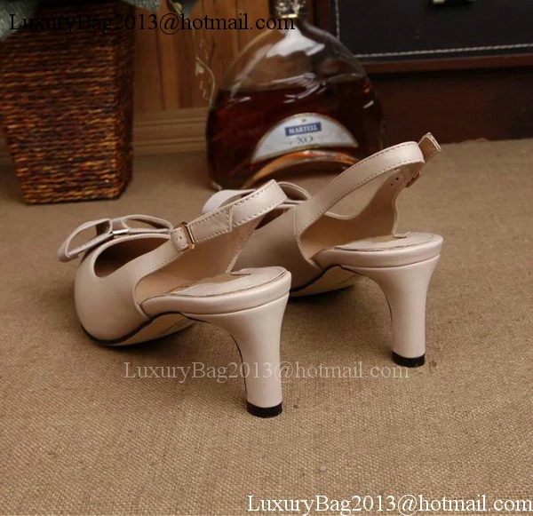 Ferragamo 50mm Pump Leather FL893 Apricot