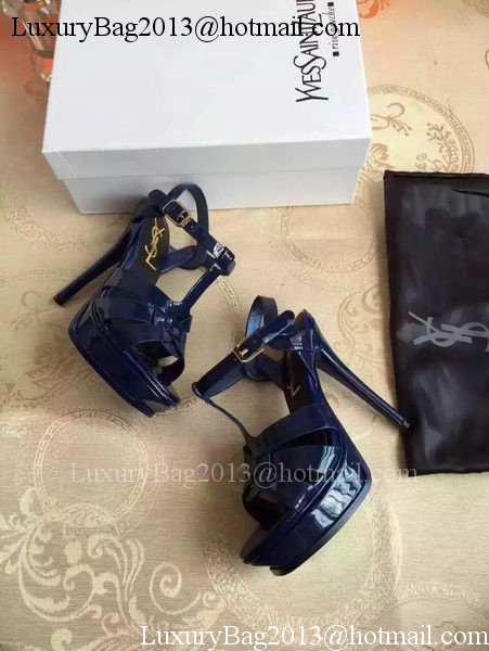 Yves Saint Laurent 20mm Platform 130mm Sandal YSL302 Royal