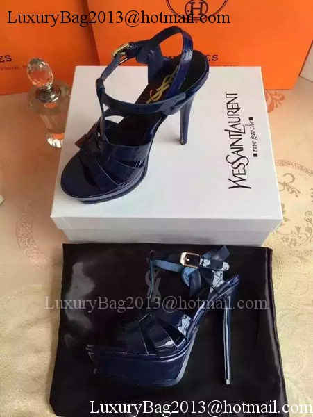 Yves Saint Laurent 20mm Platform 130mm Sandal YSL302 Royal