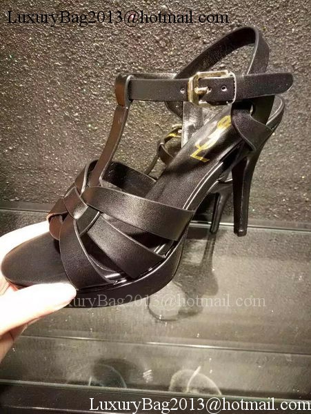 Yves Saint Laurent 20mm Platform 130mm Sandal YSL305 Black