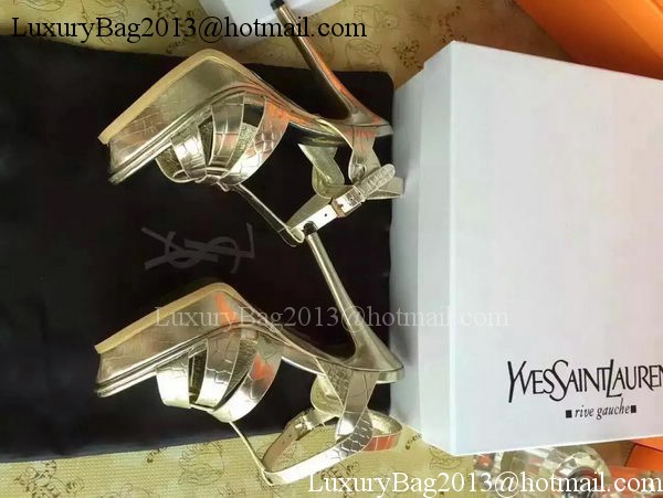 Yves Saint Laurent 20mm Platform 130mm Sandal YSL305 Gold