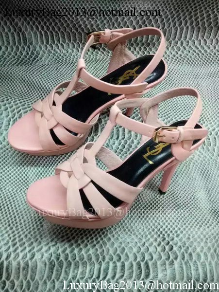 Yves Saint Laurent 20mm Platform 130mm Sandal YSL305 Pink