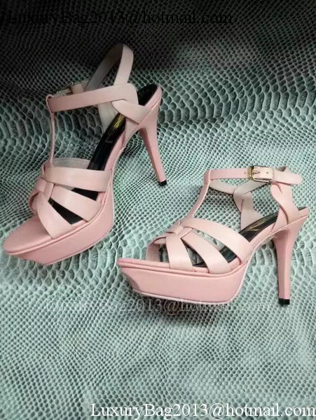 Yves Saint Laurent 20mm Platform 130mm Sandal YSL305 Pink