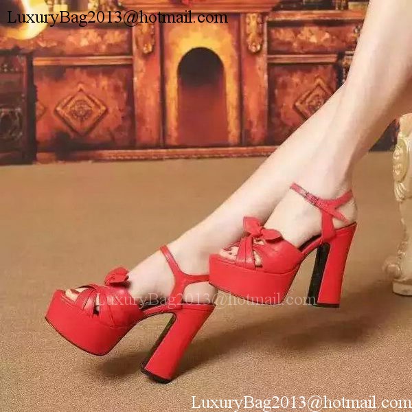 Yves Saint Laurent 40mm Platform 130mm Pump YSL297 Red