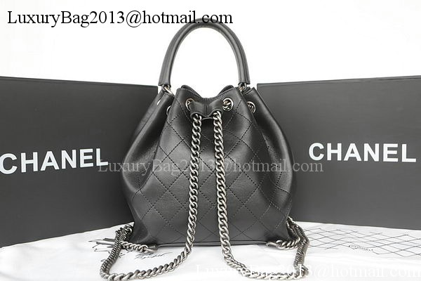 Chanel Top Handle Bag Original Calfskin Leather A93880 Black