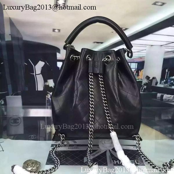 Chanel Top Handle Bag Original Calfskin Leather A98059 Black