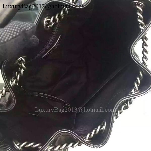 Chanel Top Handle Bag Original Calfskin Leather A98059 Black