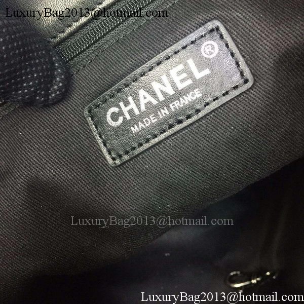 Chanel Top Handle Bag Original Calfskin Leather A98059 Black