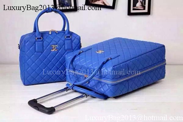 Chanel Luggage Sheepskin Leather A80922