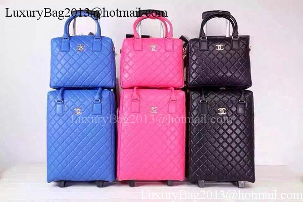 Chanel Luggage Sheepskin Leather A80922