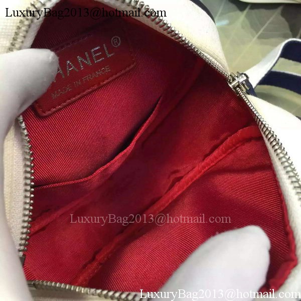 Chanel Messenger Bag Canvas Rubber A93327