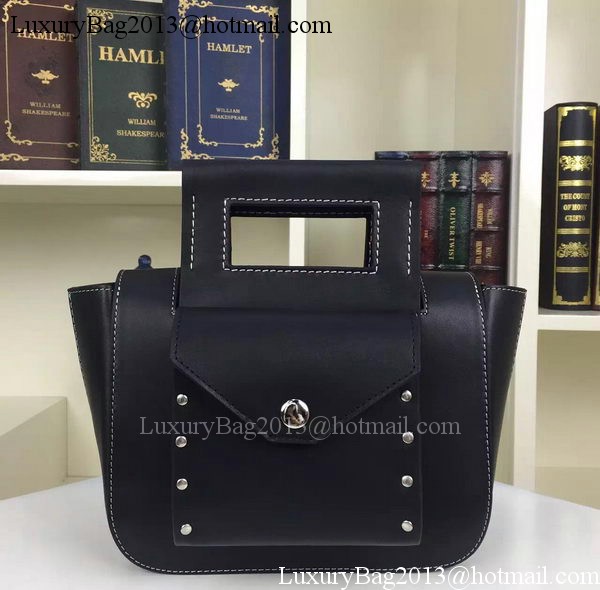 CELINE Square Handbag Original Leather C28832 Black