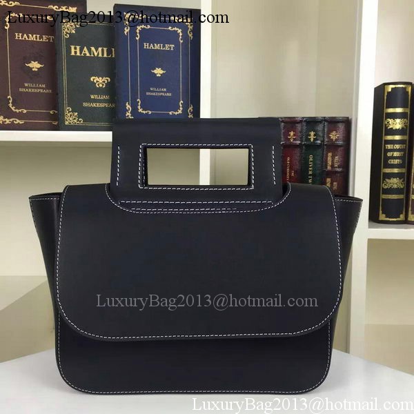 CELINE Square Handbag Original Leather C28833 Black