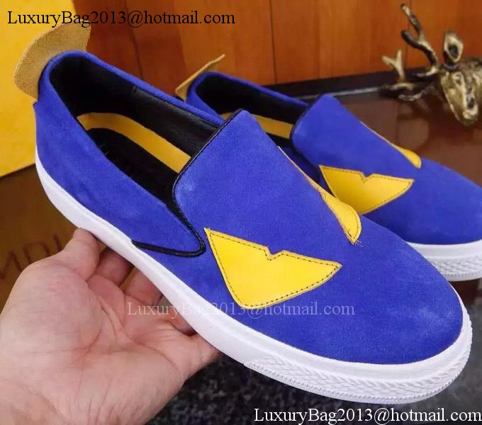 Fendi Casual Shoes FD129 Blue