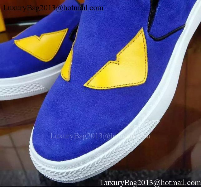 Fendi Casual Shoes FD129 Blue
