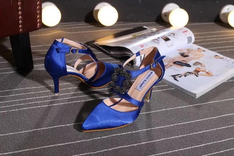 Manolo Blahnik 70mm Pump MB117 Blue