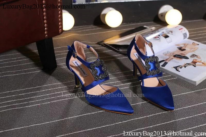 Manolo Blahnik 70mm Pump MB117 Blue