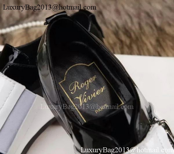 Roger Vivier Casual Shoes Patent Leather RV327 Black&White