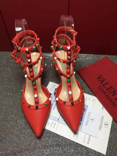 Valentino Calfskin Leather 60mm Pump VT816 Red