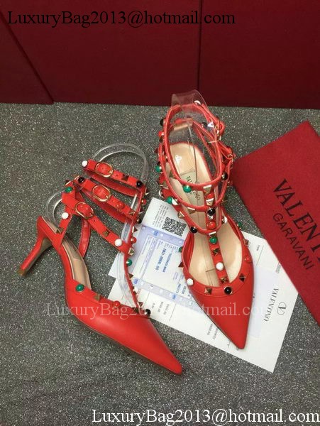 Valentino Calfskin Leather 60mm Pump VT816 Red