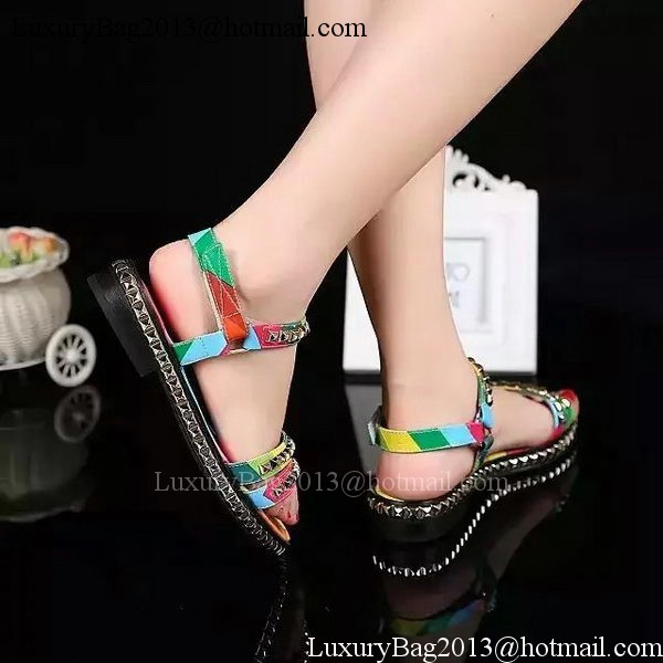 Valentino Leather Sandal VT810 Multicolour