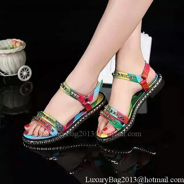 Valentino Leather Sandal VT810 Multicolour