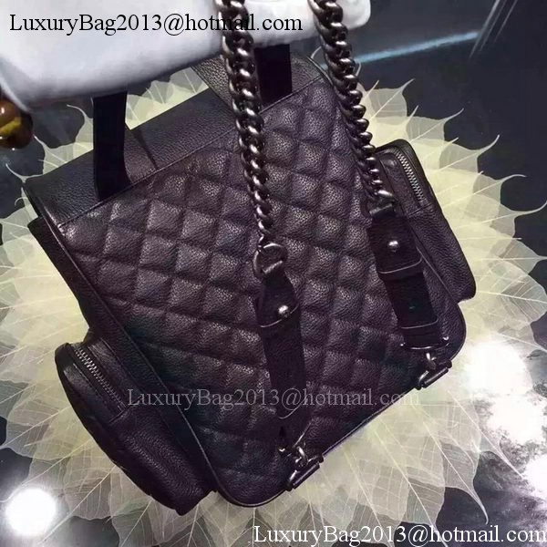 Chanel Backpack Original Calfskin Leather A33598 Black