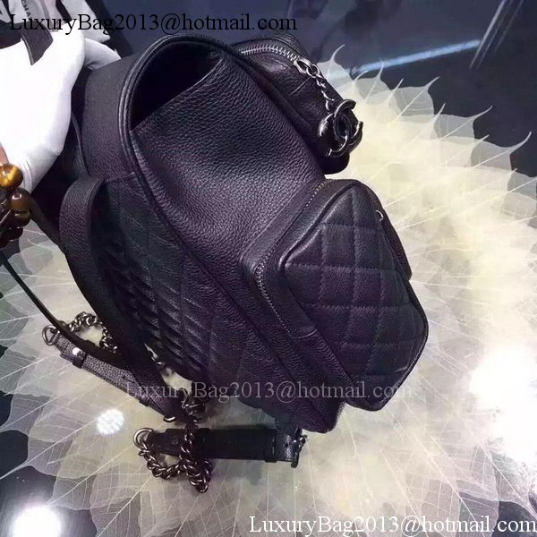 Chanel Backpack Original Calfskin Leather A33598 Black