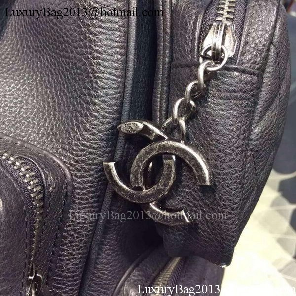 Chanel Backpack Original Calfskin Leather A33598 Black