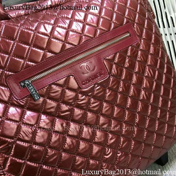 Chanel CoCo Nylon Trolley A33045 Burgundy