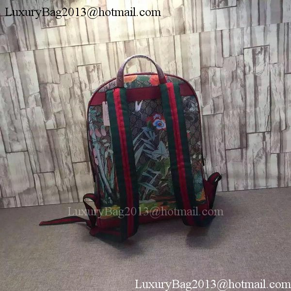 Gucci Tian GG Supreme Backpack 428027 Red