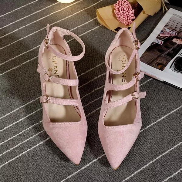 Chanel 60mm Leather Pump CH1751 Pink