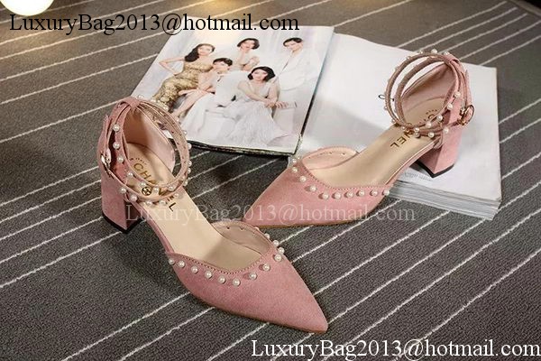 Chanel 60mm Leather Pump CH1757 Pink